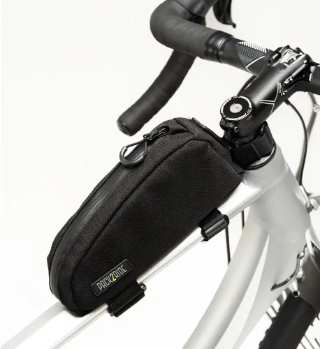 Vista 2 de PACK2RIDE TopRock - Bolsa de bicicleta de tubo superior de 1 litro Negro