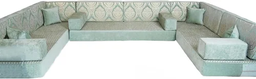 Vista 24 de arabicsofa Sofá de Majlis Árabe – Asientos de Piso Modulares Hechos a Mano