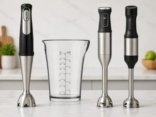 Vista 2 de Taza medidora Univen Hand Blender de 16 onzas (16.9 fl oz) se adapta a