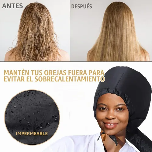 Vista 5 de Accesorio de capó para secador de pelo, tapas ajustables para secador
