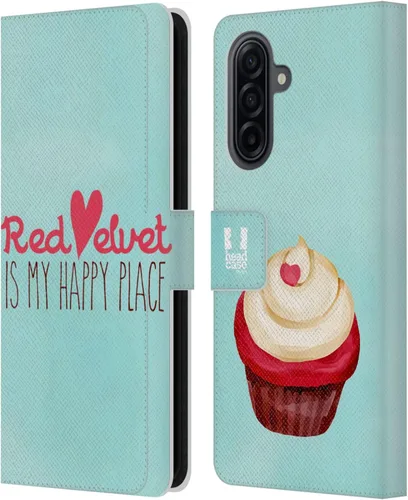 Vista 182 de Head Case Designs Assortment Cupcakes Happiness Leather Wallet Case Compatible with Samsung Galaxy A07 4G Surtido