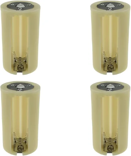 Vista 27 de HAHIYO Paquete de soporte de batería AA de 1.5 V con cubierta resistente de alambre, resortes flexibles, interruptor integrado, baterías, caja