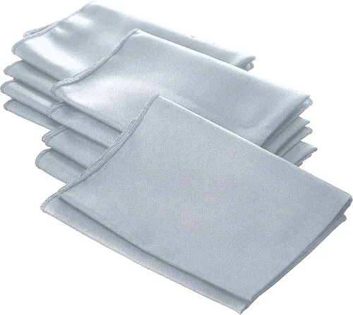 Vista 58 de LA Linen Paquete de 10 servilletas de popelina de poli, servilletas de tela suave, servilletas lavables y reutilizables, servilletas de mesa