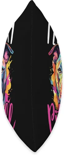 Vista 2 de PITBULL DOG OWNER Design - Store Pittie-I Love My Pitbull - Almohada (16 x 16 pulgadas), multicolor