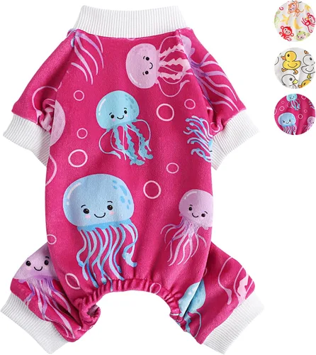 Vista 7 de Sebaoyu Pijamas de cuello redondo para perros pequeños, suéter de forro polar para perros, ropa de invierno linda y pequeña para cachorros Gris