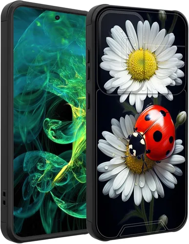 Vista 173 de Funda para Galaxy A16 5G con cubierta para cámara deslizante, resistente de doble capa, híbrida, a prueba de golpes, funda protectora resistente