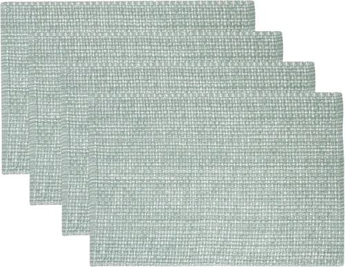 Vista 28 de Camino de mesa 100% algodón para mesas de comedor, rectangular, tejido de dos tonos, 72 x 13 pulgadas, suave y duradero, color negro (paquete de 1)