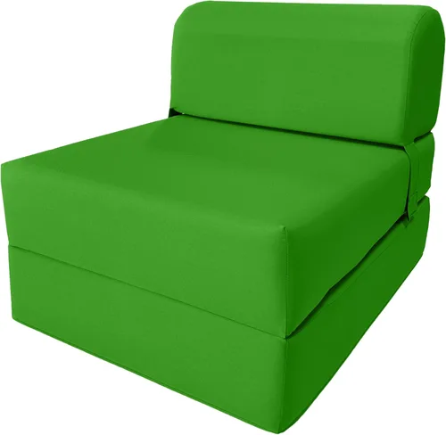 Vista 11 de D&D Futon Furniture. Silla plegable de espuma, sofá de estudio, colchón de espuma plegable para invitados (6 x 24 x 70 pulgadas, negro)