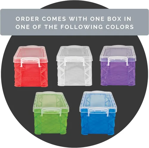 Vista 2 de Advantus Super Stacker - Caja de fichas de índice de 3 x 5 pulgadas, soporte para notas, colores surtidos, 1 unidad (paquete de 2)