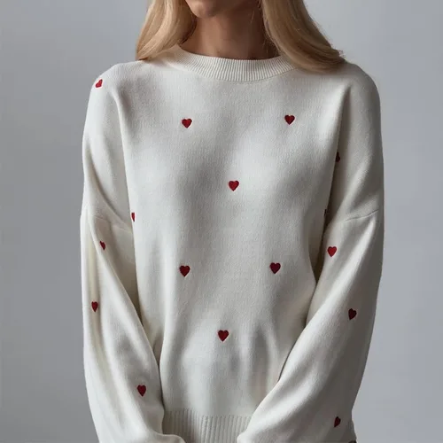Vista 2 de RICHTRUE Cutecore Clothes Y2k Sweater Fall Sweaters for Women Trendy Cropped Sweater Cute Sweaters for Women