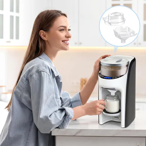 Vista 7 de Remerry 1 embudo de repuesto compatible con Baby Brezza Formula Pro Advanced piezas de repuesto embudo y cubierta compatible con dispensador