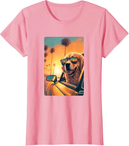 Vista 16 de Golden Retriever - Camiseta divertida de Golden Retriever con lentes, Negro