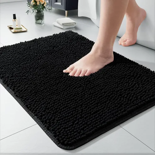 Vista 74 de LOCHAS - Alfombra de baño de lujo lanuda de 24 x 17 pulgadas, color beige