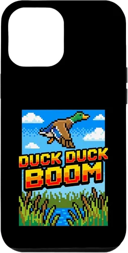 Vista 26 de Funny Duck Hunting Pixel Art Retro Gamer 8-Bit Arcade Boom Caso para iPhone 16