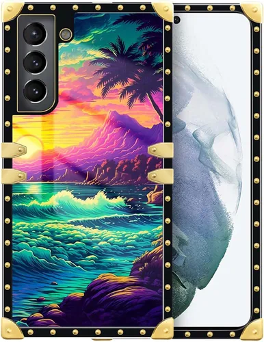 Vista 14 de Funda compatible con Samsung Galaxy S10 4G, TPU suave de lujo y parte trasera de policarbonato duro para niñas y mujeres, funda protectora a prueba