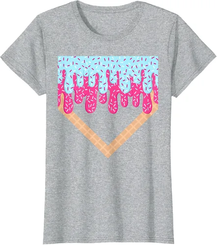 Vista 34 de Baseball Drip Boys Home Plate Ice Cream Sport Players & Fans Camiseta