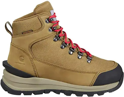 Vista 14 de Carhartt Botines de cuña de 6 pulgadas impermeables con punta suave para mujer, Negro