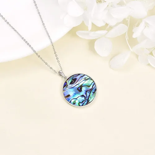 Vista 4 de CUPENDA Collar de plata de ley con colgante de zorroserpienteunicorniobúho en la lunaconejocaballo, joyería de regalo para mujeres, mamá, hermana