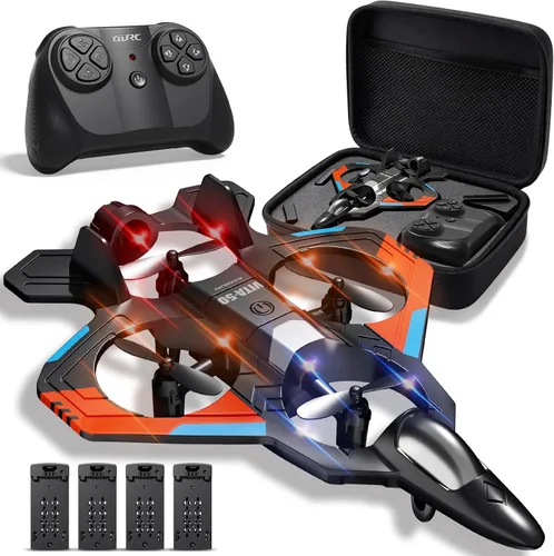 Vista 25 de 4DRC RC Planes Aviones de control remoto para niños y adultos, negro, 2