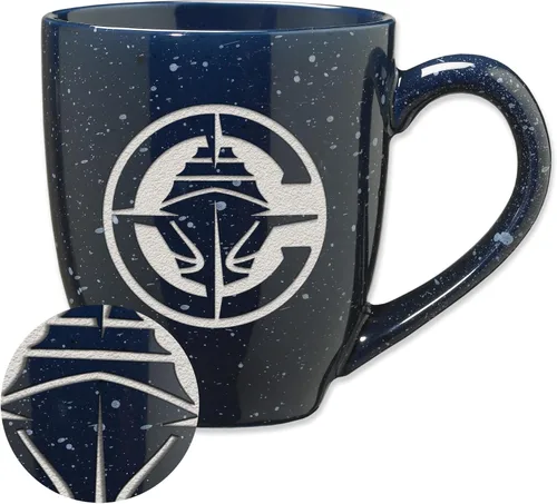 Vista 60 de Rico Industries NBA 16 oz Team Color Laser Engraved Speckled Ceramic Coffee Mug 3-Color del