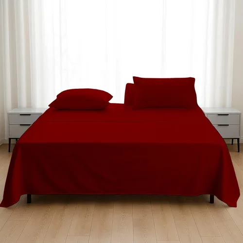 Vista 19 de Juego de sábanas con bolsillo extra profundo individual XL, sábanas y fundas de almohada de 4 piezas, lujosas, ultrasuaves, refrescantes, bolsillo
