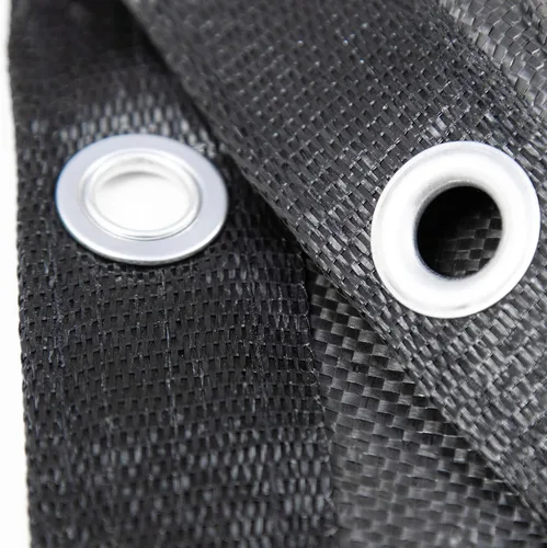 Vista 8 de Defender Cubierta para alberca enterrada, de malla resistente, rectangular, para invierno., Negro