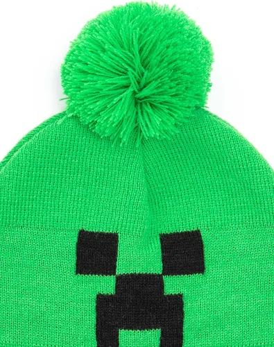 Vista 6 de Minecraft Bobble - Conjunto de guantes y gorro de punto para jugadores, talla única