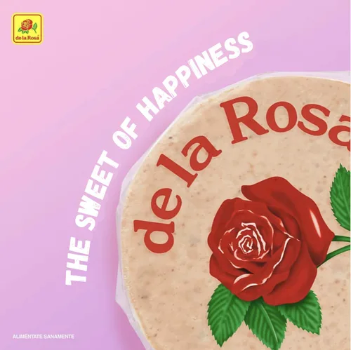 Vista 3 de De la Rosa Mazapan, mazapán de la rosa, caramelo de maní original mexicano, paquete regular de 30