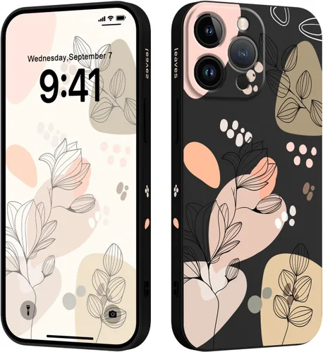 Vista 10 de LEECG Funda para iPhone 12 Pro Max, diseño creativo con estampado floral de mariposa de astronauta, funda de teléfono antiarañazos, forro