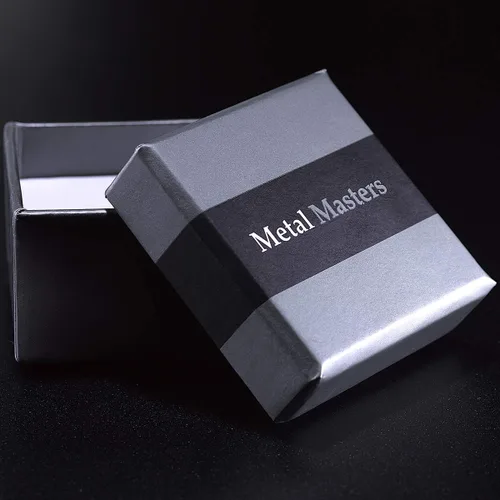 Vista 8 de Metal Masters Co. Anillo de boda de titanio para hombre con circonita cúbica de doble fila, tamaños de ajuste cómodo, 0.354in, 8 a 12, Metal
