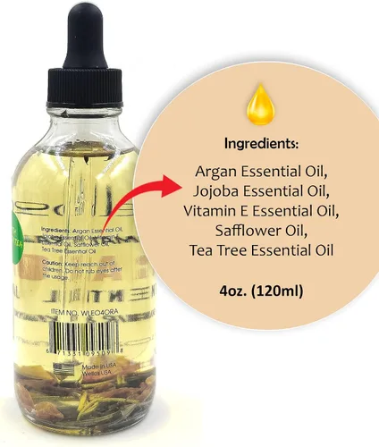 Vista 2 de Aceite esencial de aromaterapia para cabello y piel (naranja), 4 onzas líquidas (4.1 fl oz)