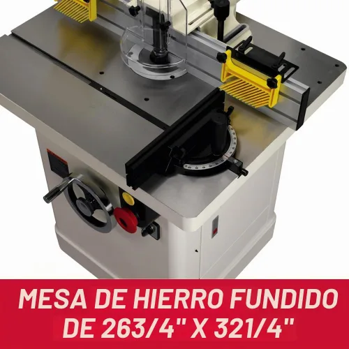 Vista 3 de JET Moldeadora de husillo 3-HP, 230V 1Ph (Modelo JWS-35X3-1)