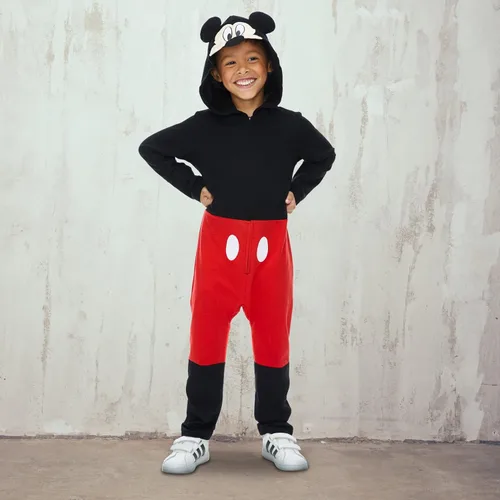 Vista 4 de Disney Mickey Mouse - Overol con capucha y cremallera para bebé
