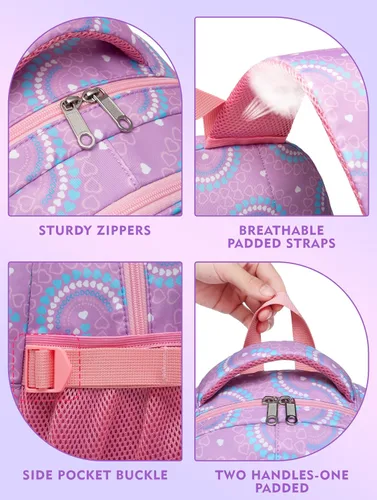 Vista 36 de BLUEFAIRY - Mochilas para niños y niñas, escuela primaria, jardín de niños