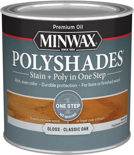 Vista 48 de Barniz Minwax 213104444 PolyShades Miel