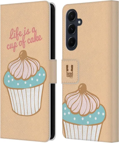 Vista 163 de Head Case Designs Assortment Cupcakes Happiness Leather Wallet Case Compatible with Samsung Galaxy A07 4G Surtido