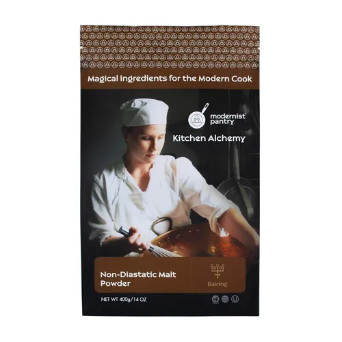 Vista 4 de Polvo de malta de cebada no diastásica Sin OMG Vegano OU Kosher Certificado - 50g/2oz
