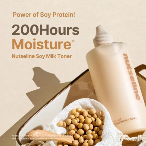Vista 2 de Cuidado de la piel coreano - Tónico hidratante de leche de proteína de nuez de soja, 10.1 fl oz con aminoácidos, tóner facial hidratante ligero