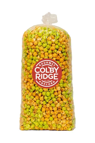 Vista 9 de Colby Ridge Palomitas de maíz gourmet artesanales sin gluten en tamaño grande para regalos y fiestas en paquete (5 galones, 80 tazas) (Azul bebé)