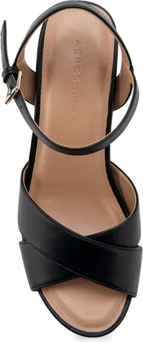 Vista 5 de Aerosoles Sandalia de cuña pastel para mujer