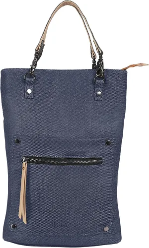 Vista 9 de Sherpani Rebel, bolso cruzado de lona, bolso y bolso de moda, bolso vintage, bolso de mano, bolso cruzado plegable para mujer, indigo, S, Bandolera