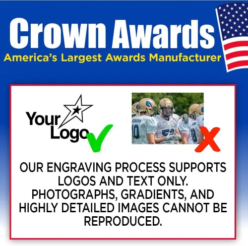 Vista 2 de Crown Awards Premio Acrílico Personalizado con Grabado Gateway Skyline de 6.75 Pulgadas