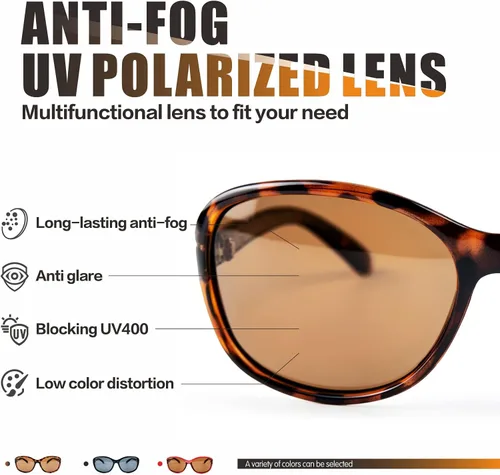 Vista 3 de Gafas de sol polarizadas para mujer, con protección UV polarizada.