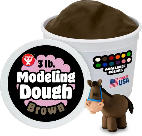 Vista 45 de Hygloss Masa de Modelado para Niños – Masa Sensorial Segura y No Tóxica para Artes y Manualidades – Tubo de 1.4 kg – Arcilla de Juego