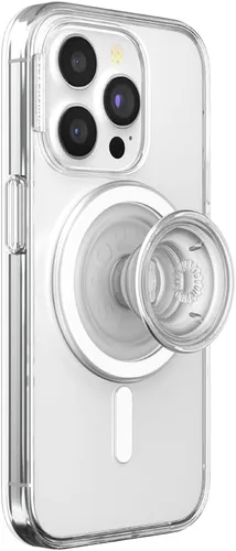 Vista 7 de PopSockets Funda para iPhone 15 con agarre para teléfono y deslizador compatible con MagSafe, Funda para iPhone 15, Compatible con carga inalámbrica
