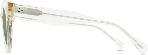 Vista 3 de RAEN Gafas de sol Nikol para mujer, gafas de sol modernas con protección UV, talla 2.047in, Marrón Jengibrepeltre Espejo