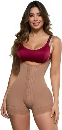 Vista 11 de Sonryse Stage 2 faja Tummy Tuck Compression Garment Faja Body Shaper Shapewear for Women Fajas Colombianas Moldeadoras Negro ceniza entrepierna