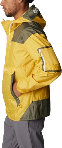 Vista 3 de Columbia Cortavientos Challenger para hombre pepita dorada/verde piedra