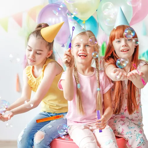 Vista 5 de 36 piezas de varitas mini para burbujas, surtido de juguetes para fiestas de cumpleaños, Halloween, bolsas de regalos, premios de carnaval, bodas