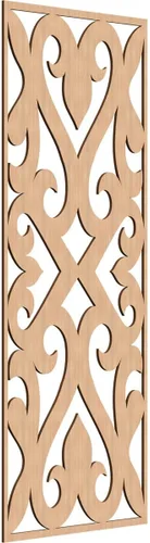 Vista 124 de Keene Paneles de pared decorativos de madera con calado, 9 3/8 pulgadas de ancho x 24 3/8 pulgadas de alto x 1/4 de alto, abedul Birch